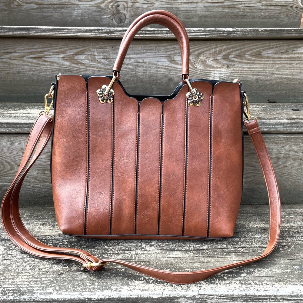 Rofozzi Faux Leather Cross Body Strap Purse